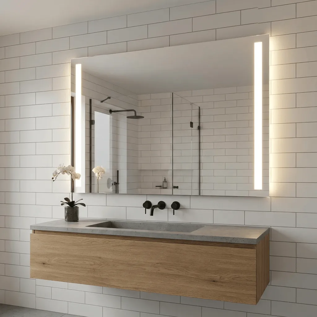 Modern Lineer LED Ayna